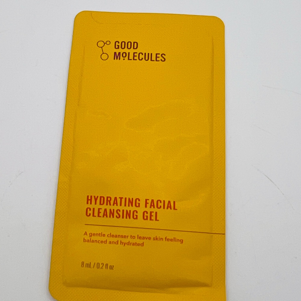 NWT Good Molecules hydrating facial cleansing gel 8 mL/0.27 oz